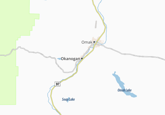 Mapa Okanogan