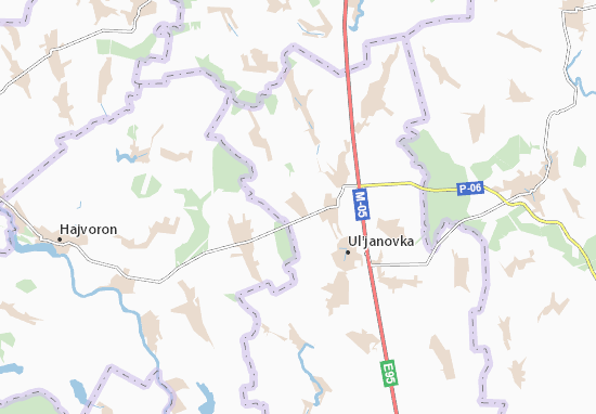 Kaart Plattegrond Mechyslavka