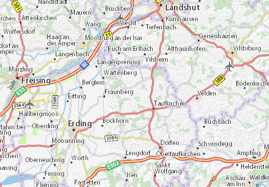 MICHELIN-Landkarte Steinkirchen - Stadtplan Steinkirchen - ViaMichelin
