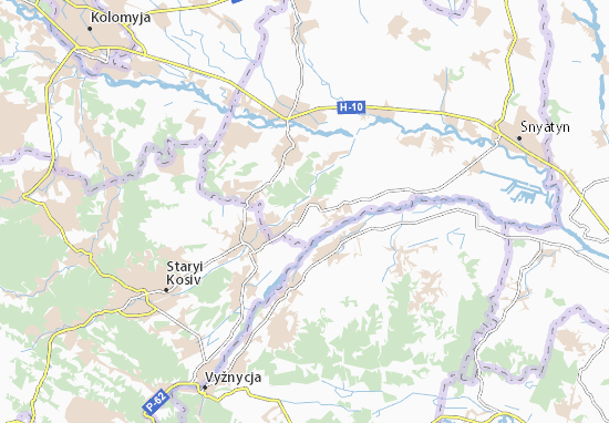 Mapa Dzhuriv
