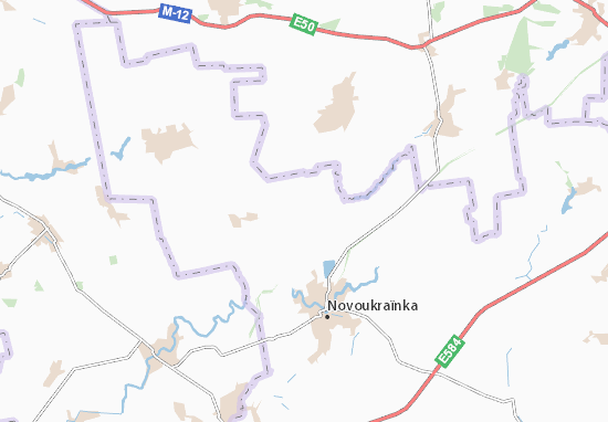 Karte Stadtplan Voinivka