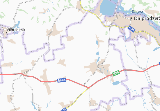 Karte Stadtplan Yabluneve