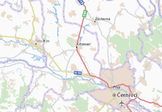 Kaart Plattegrond Lashkivka