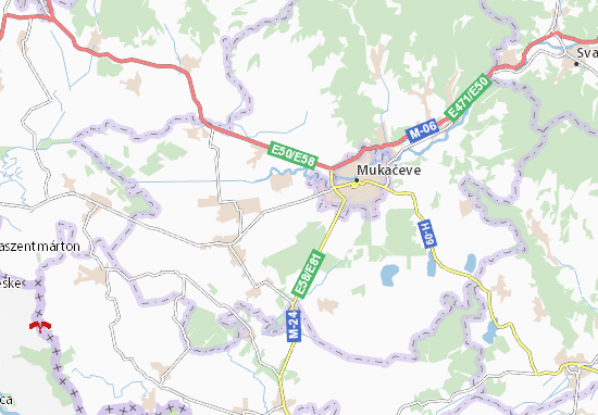 Karte Stadtplan Klyucharky