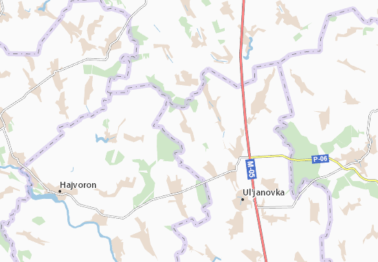 Karte Stadtplan Kam&#x27;yana Krynytsya