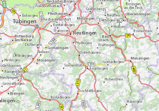 Carte-Plan Unterhausen