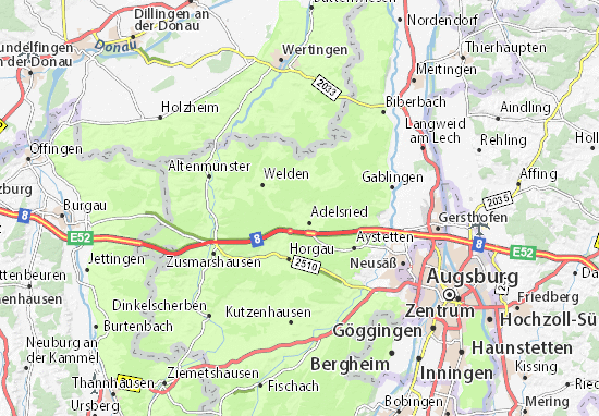 Mapa Bonstetten