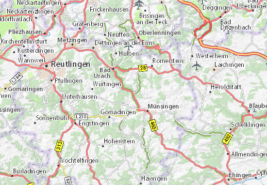 MICHELIN-Landkarte Seeburg - Stadtplan Seeburg - ViaMichelin