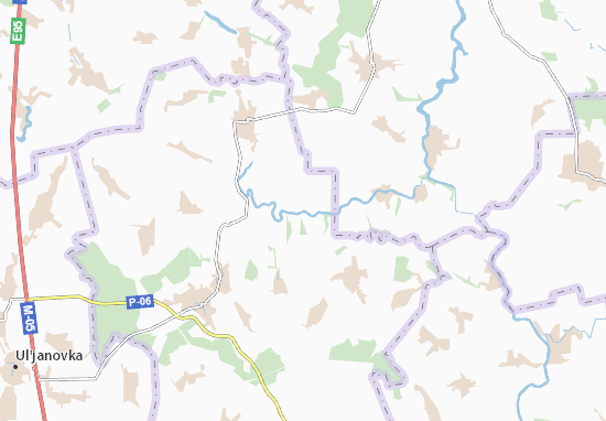 Kaart Plattegrond Lebedynka