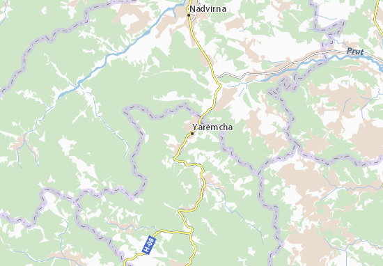 Mapa Yaremcha