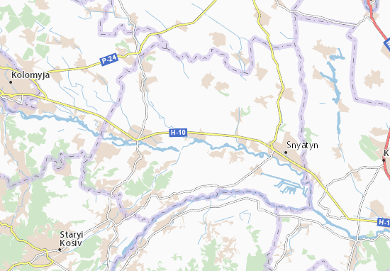 Mapa Vovchkivtsi