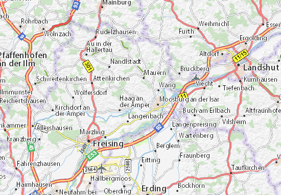 Mapa Oberambach