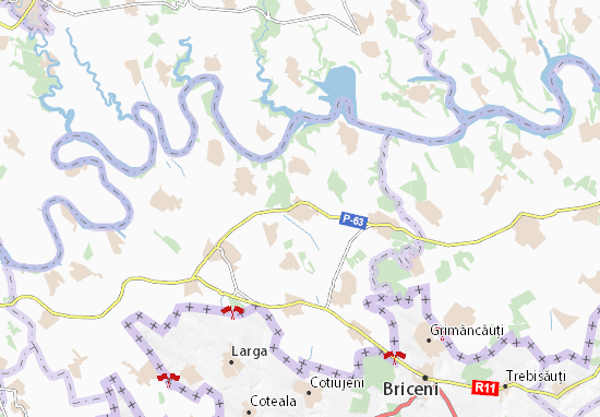 Karte Stadtplan Buzovytsya