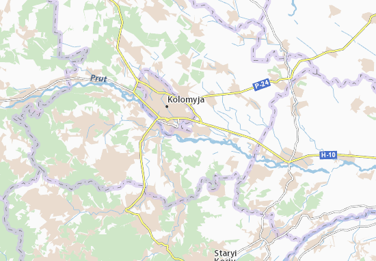 Mapa Kornych