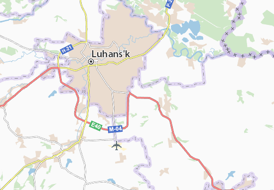 Karte Stadtplan Khryashchuvate