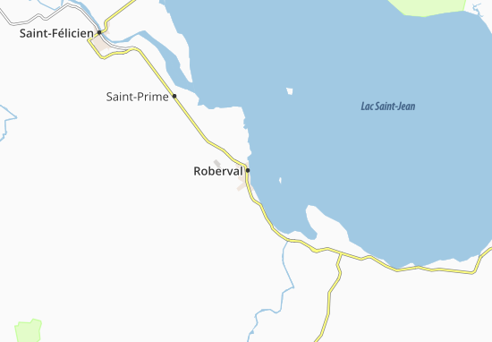 Mapa Roberval