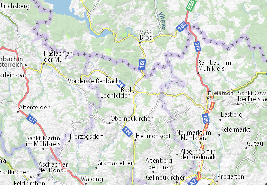 Karte Stadtplan Bad Leonfelden