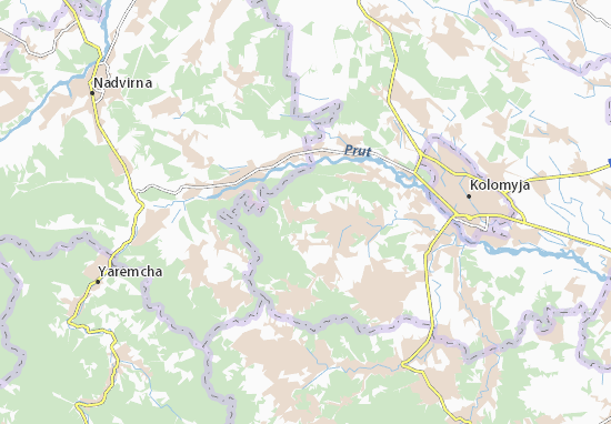 Karte Stadtplan Molodyatyn