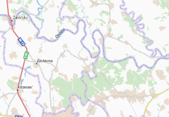 Karte Stadtplan Balamutivka
