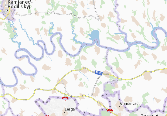 Mapa Dnistrivka