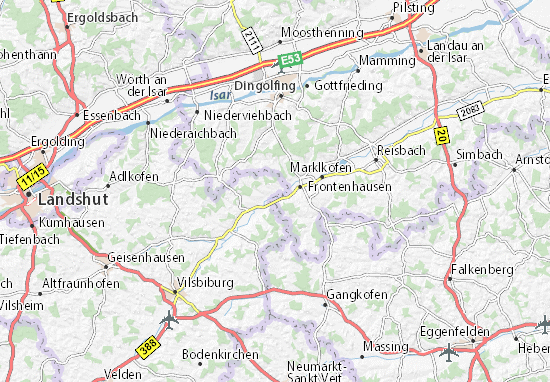 Mapa Winzersdorf