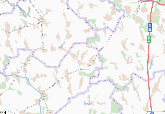 Karte Stadtplan Serebriya
