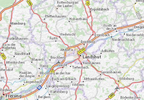 MICHELIN-Landkarte Altdorf - Stadtplan Altdorf - ViaMichelin