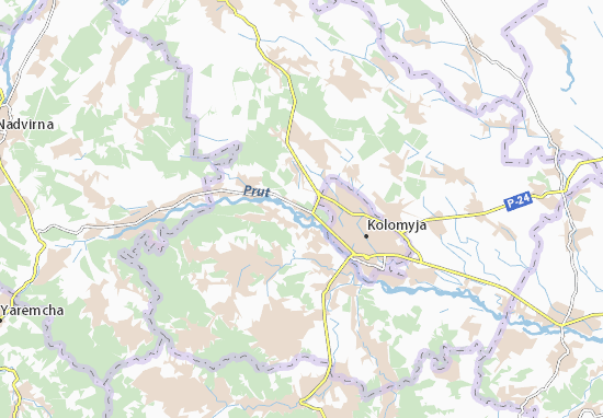 Karte Stadtplan Sheparivtsi