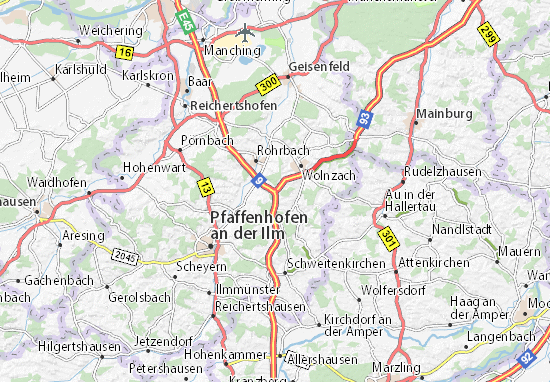 holledau karte Dr Holledau Map Detailed Maps For The City Of Dr Holledau Viamichelin holledau karte