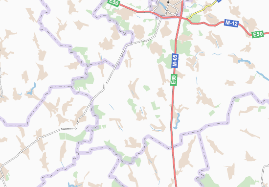 Karte Stadtplan Cherpovody