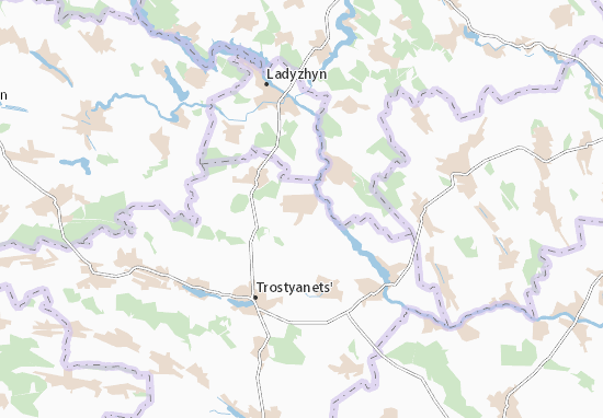Mapa Chetvertynivka
