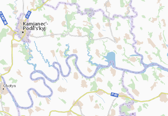 Mapa Kalachkivtsi