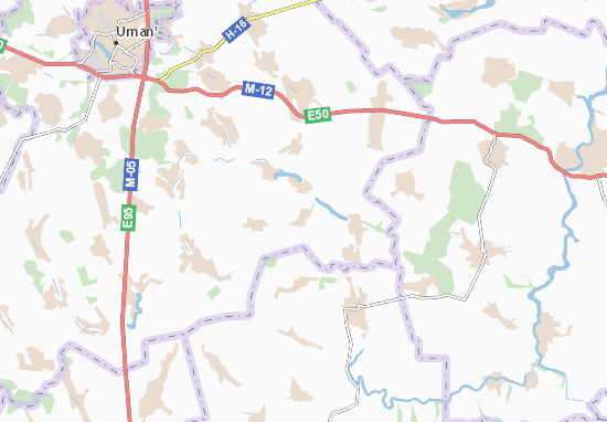 Mapa Vil&#x27;shana-Slobidka