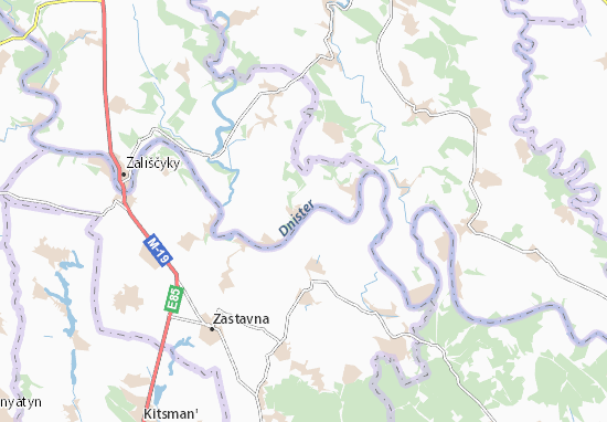 Karte Stadtplan Syn&#x27;kiv