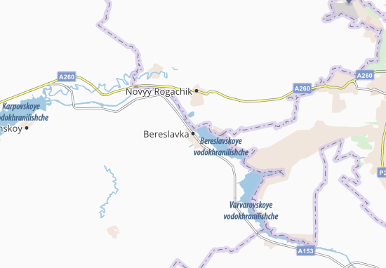 Karte Stadtplan Bereslavka