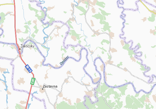Mapa Kolodribka