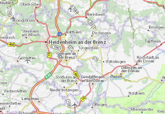 Karte Stadtplan Bachhagel