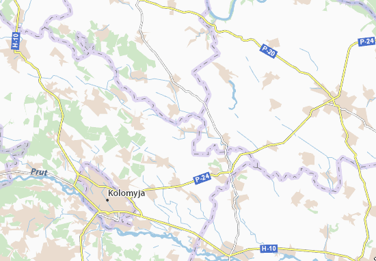 Karte Stadtplan Dzhurkiv