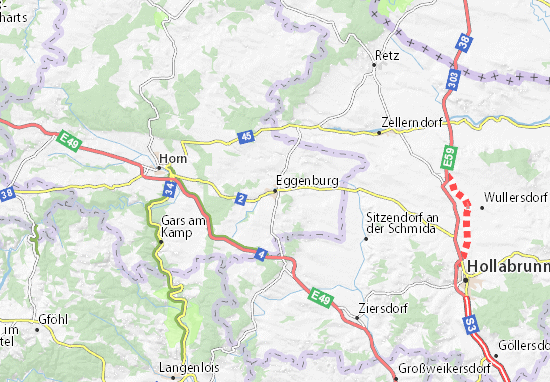 Mapa Eggenburg
