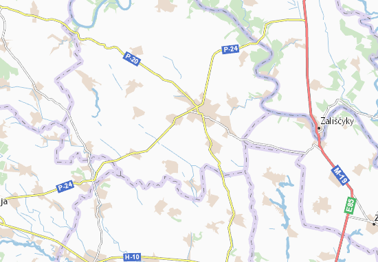 Karte Stadtplan Hlushkiv
