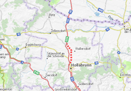 Mapa Guntersdorf