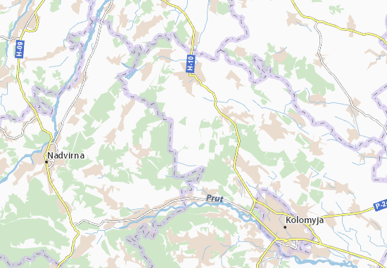Mapa Sidlyshche