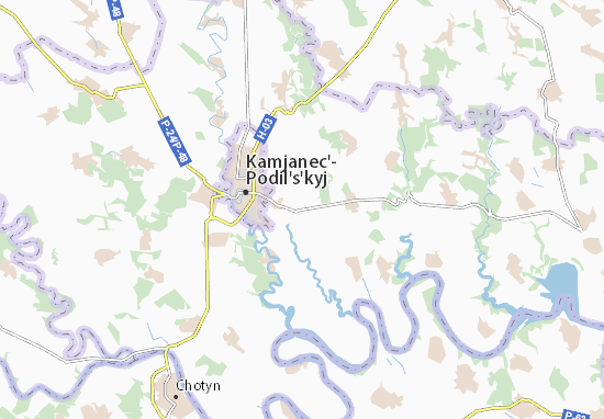 Karte Stadtplan Slobidka-Kul&#x27;chijevets&#x27;ka