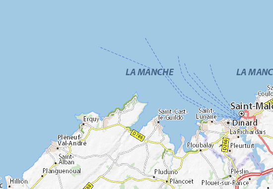 Mapa Cap Fréhel