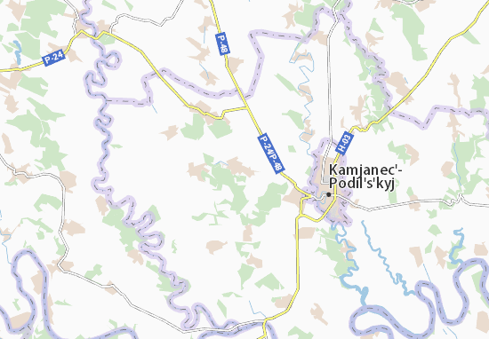 Karte Stadtplan Kadyivtsi