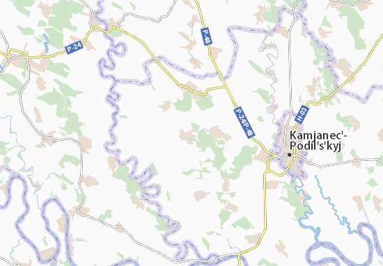 Karte Stadtplan Zalissya Pershe