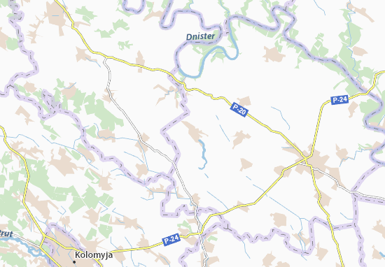 Karte Stadtplan Chortovets&#x27;