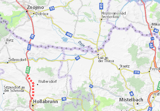 Mapa Wulzeshofen