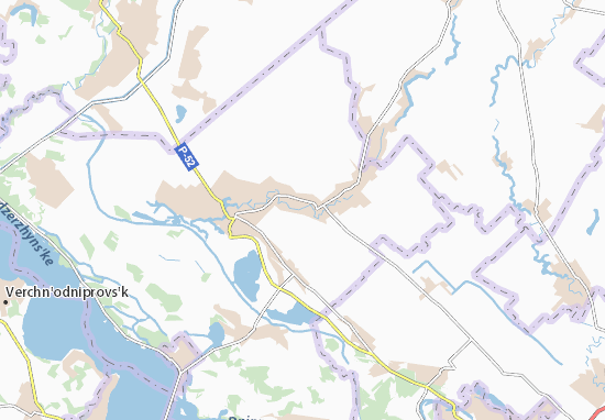Karte Stadtplan Khutirs&#x27;ke