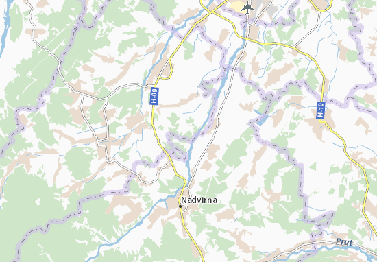 Karte Stadtplan Kopachivka